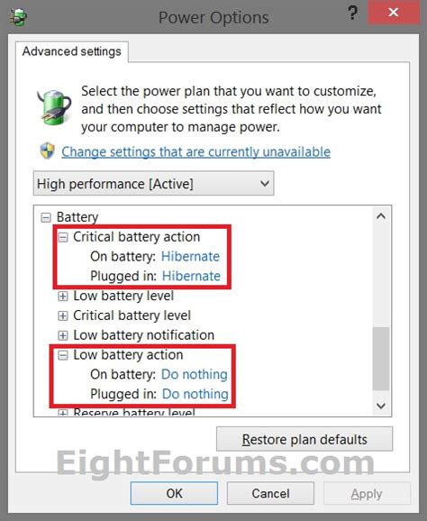 Hibernate Enable or Disable